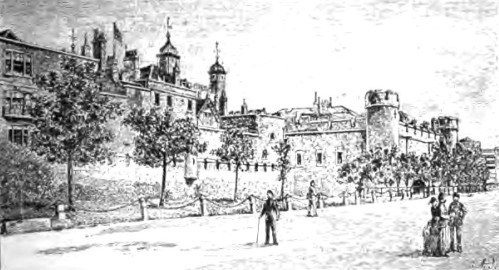 Лондонский Тоуер снаружи.